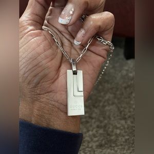 GUCCI Sterling Silver Necklace 🎶